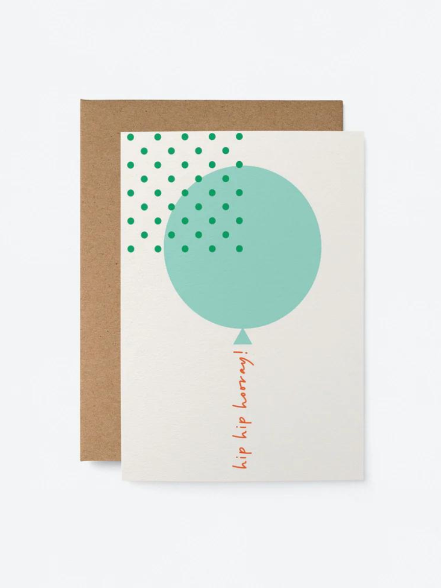 Graphic Factory Card Hip Hip Hooray - Cloudberry Living