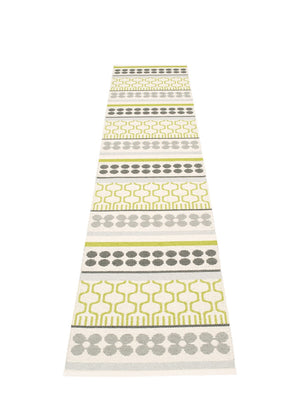 Pappelina Asta Runner Rug Lime - Cloudberry Living