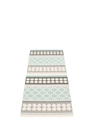 Pappelina Asta Runner Rug Pale Turquoise - Cloudberry Living