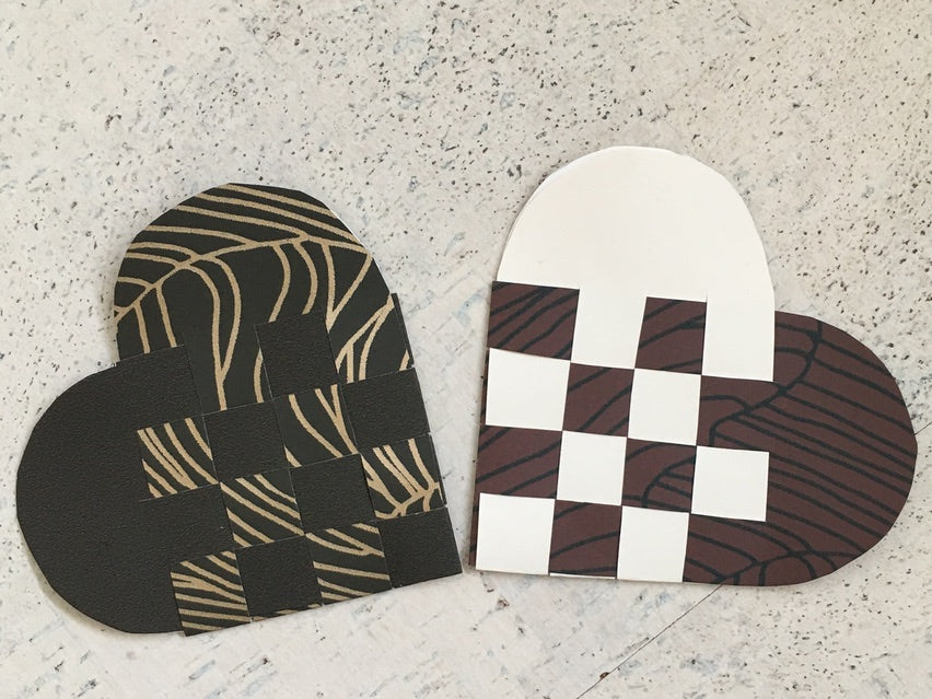 How To Make Danish Woven Paper Hearts