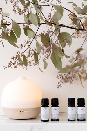 Electric Diffuser and Essential Oil Blends for natural healing