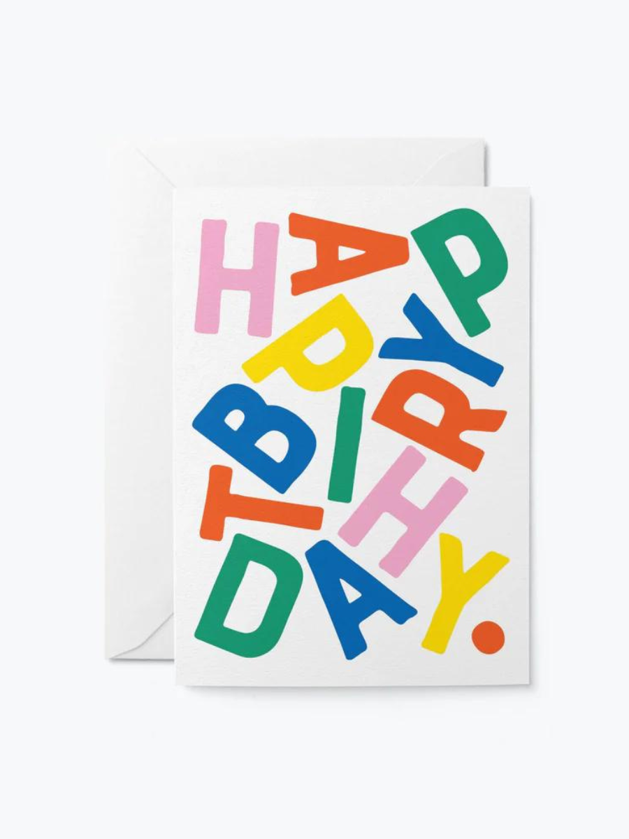 Graphic Factory Card Happy Birthday Colour