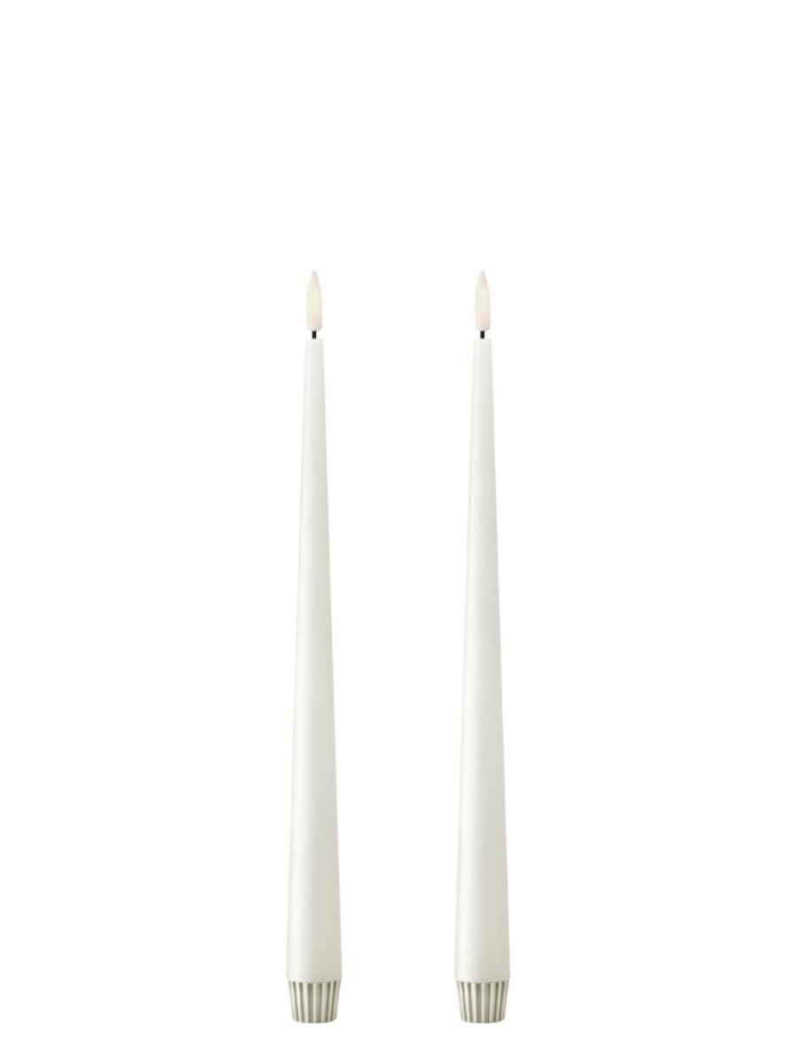 Ester & Erik Silky LED Tapered Candle (Col.10) - Set of 2