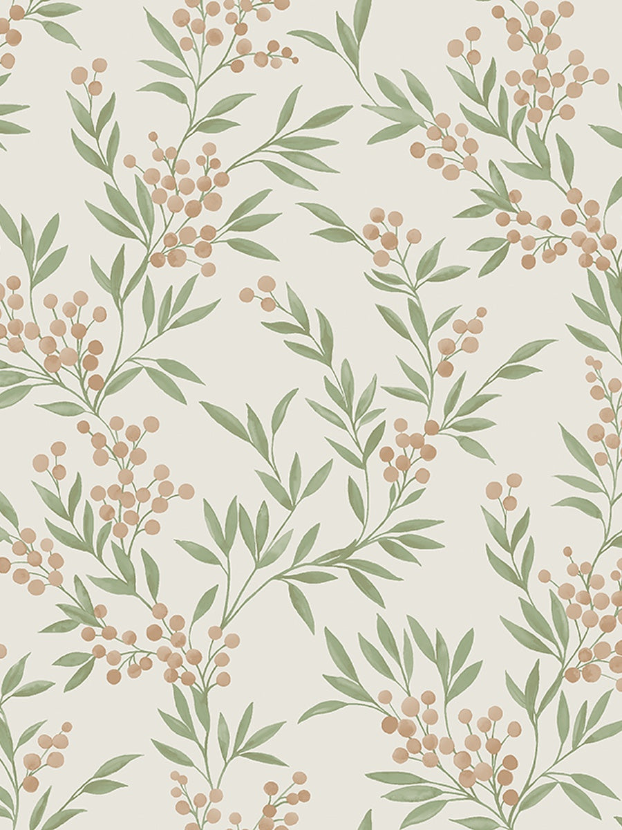 Boråstapeter Woodland Collection Forest Berries 4713 - 4715 - Cloudberry Living