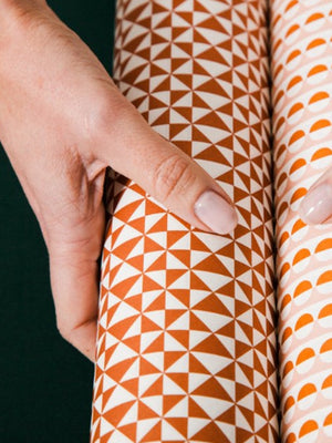 Ola Kaffe Wrapping Paper Brick Red 2 x Sheets - Cloudberry Living