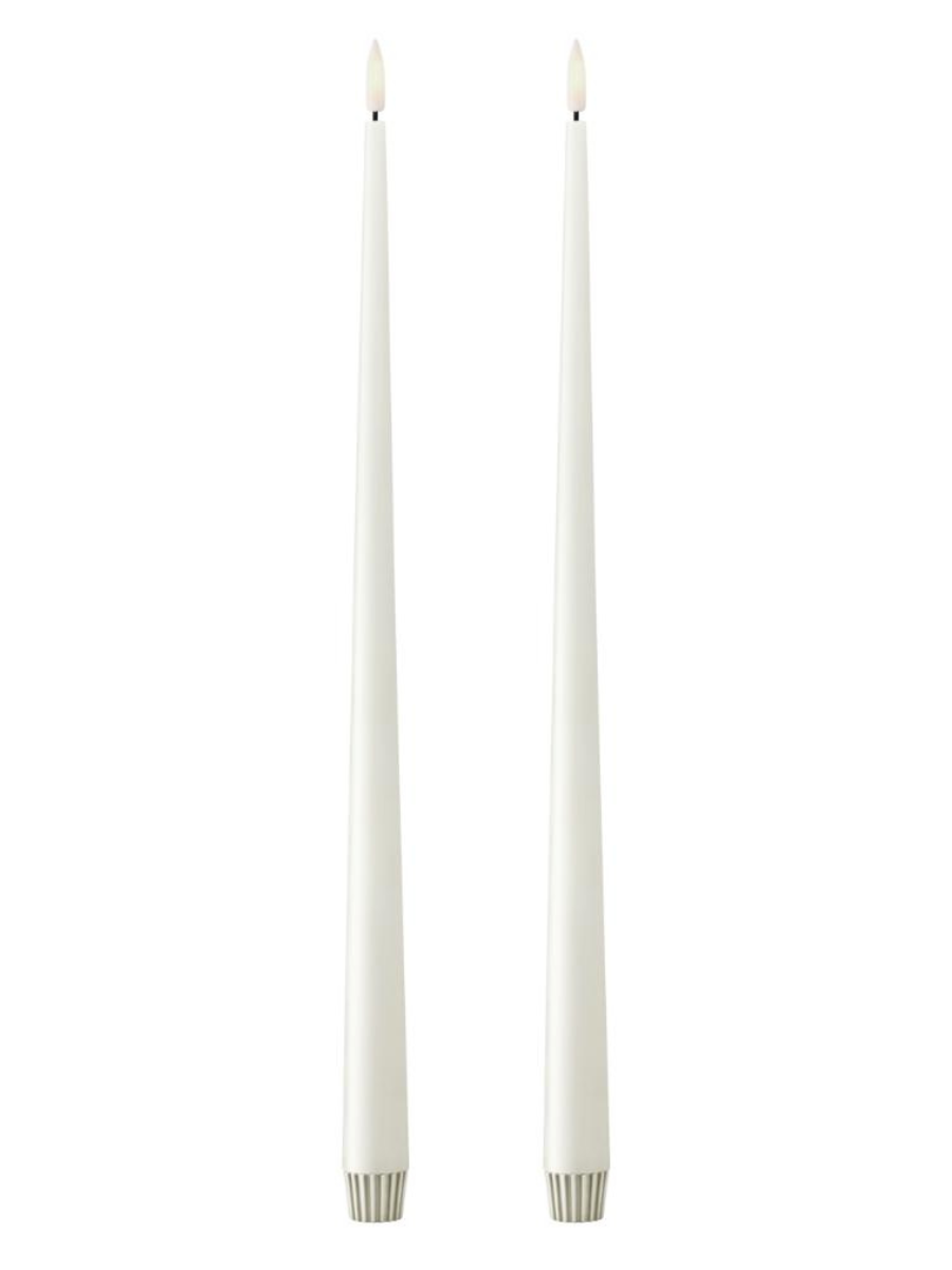 Ester & Erik Silky LED Tapered Candle (Col.10) 40cm - Set of 2 - Cloudberry Living
