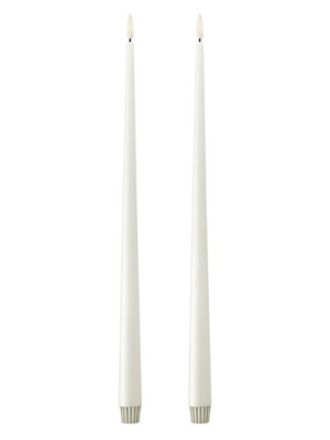 Ester & Erik Silky LED Tapered Candle (Col.10) 40cm - Set of 2 - Cloudberry Living