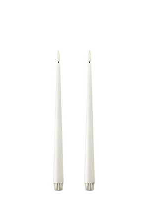 Ester & Erik Silky LED Tapered Candle (Col.10) - Set of 2 - Cloudberry Living
