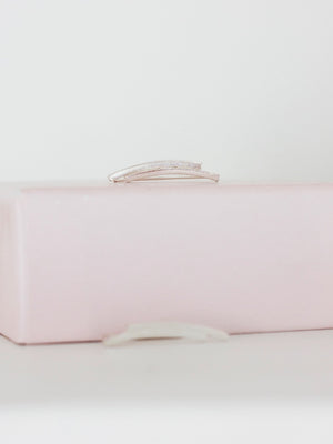 Fawn & Rose Silver Double Ear Climbers - Cloudberry Living