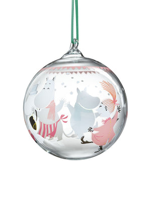 Muurla Moomin Decoration Ball 9cm Festive Spirits - Cloudberry Living