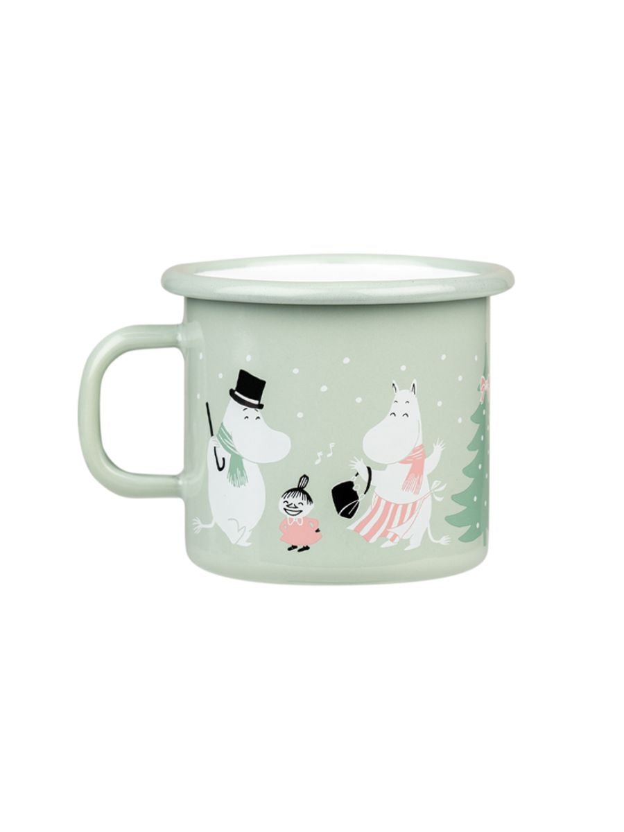 Muurla Moomin Enamel Mug Festive Spirits 2.5dl - Cloudberry Living