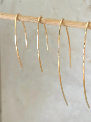 Gold Hook Earrings