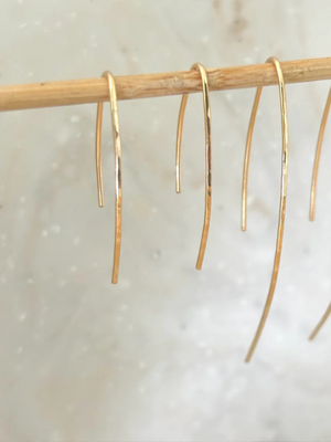 Gold Hook Earrings
