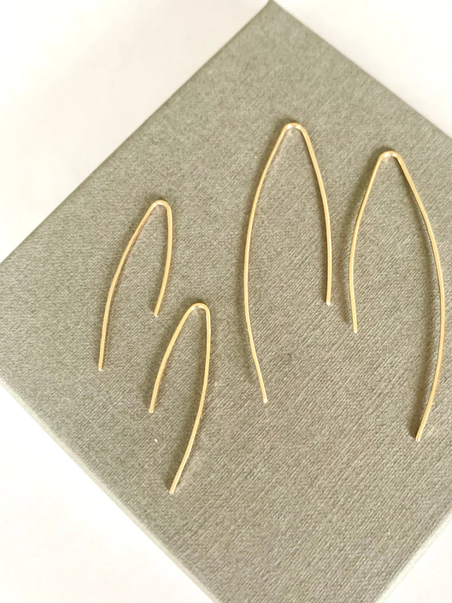 Gold Hook Earrings