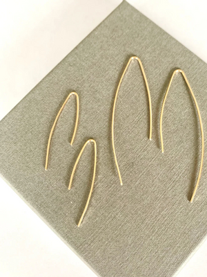 Gold Hook Earrings