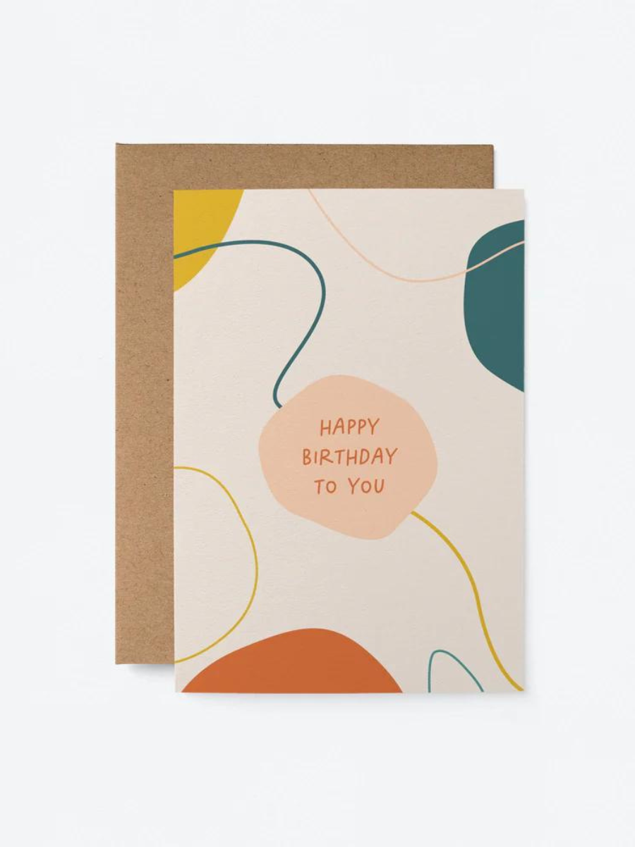 Graphic Factory Card Happy Birthday to You