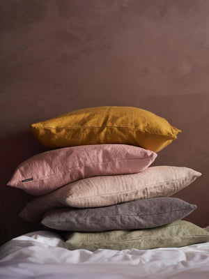 Klippan Linn Green Linen Cushion - Cloudberry Living