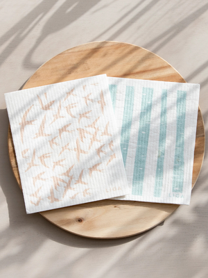 Liga Eco Dishcloths Swallows and Birch - Pack of 2 - Cloudberry Living