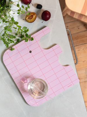 Muurla Elephants Chop & Serve Board Medium Pink - Cloudberry Living