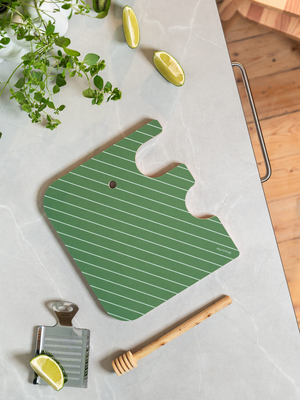 Muurla Elephants Chop & Serve Board Small Green - Cloudberry Living