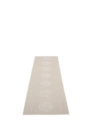 Pappelina BIO EDITION Vera 2.0 Linen/Stone Metallic Rug - Cloudberry Living