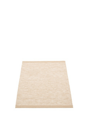 Pappelina Linen Collection - Sam Beige/Vanilla Runner Rug - Cloudberry Living