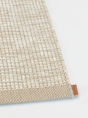 Pappelina Linen Collection - Sam Beige/Vanilla Runner Rug - Cloudberry Living