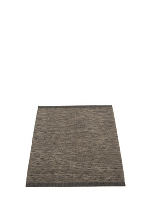 Pappelina Linen Collection - Sam Black/Walnut Runner Rug - Cloudberry Living