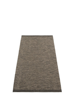 Pappelina Linen Collection - Sam Black/Walnut Runner Rug - Cloudberry Living