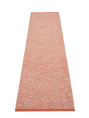 Pappelina Linen Collection - Sam Brick/Pale Rose Runner Rug - Cloudberry Living