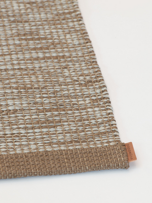 Pappelina Linen Collection - Sam Brown/Linen Runner Rug - Cloudberry Living