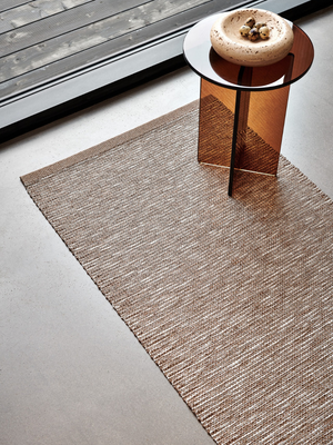 Pappelina Linen Collection - Sam Brown/Linen Runner Rug - Cloudberry Living