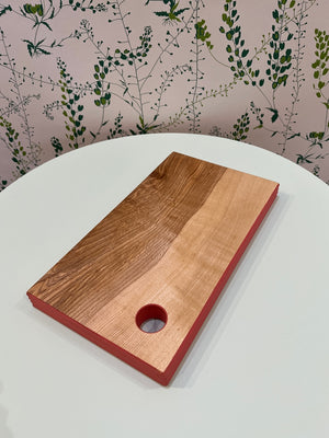 Cornish Oiled Ash Chopping Board Small Pink - Cloudberry Living
