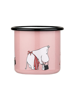 Muurla Moomin Moominmama Retro Pink Enamel Mug 3.7dl