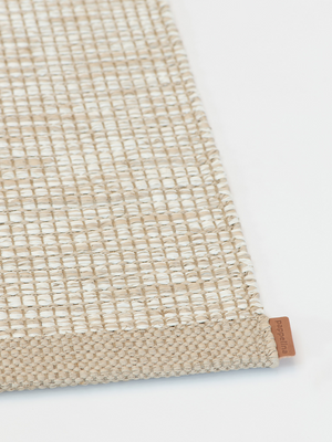 Pappelina Linen Collection - Sam Beige/Vanilla Runner Rug