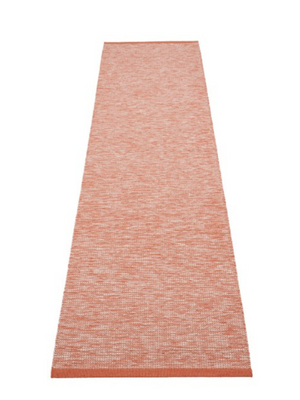 Pappelina Linen Collection - Sam Brick/Pale Rose Runner Rug