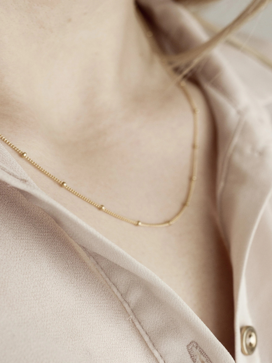 Fawn & Rose Gold Fill Satellite Chain Necklace