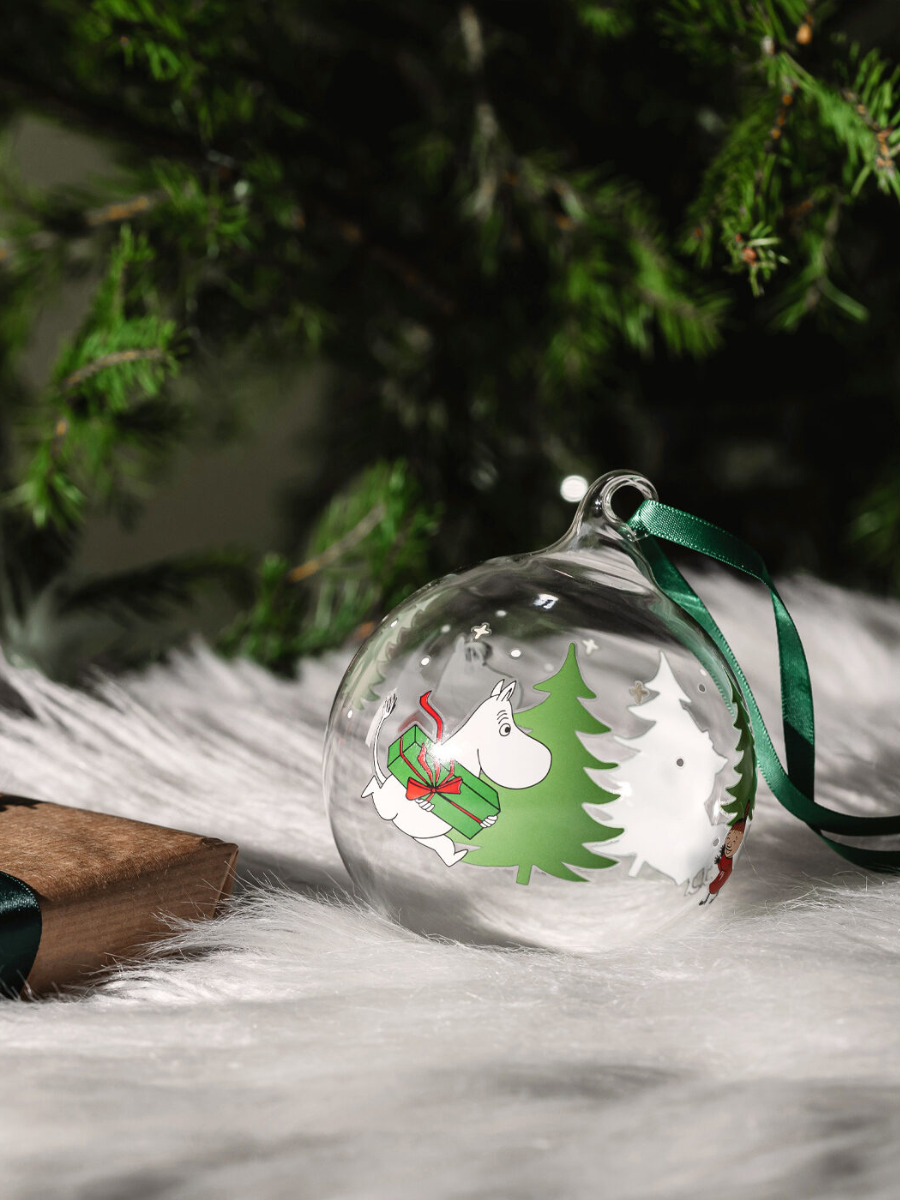 Muurla Moomin Christmas Bauble 9cm Spruce