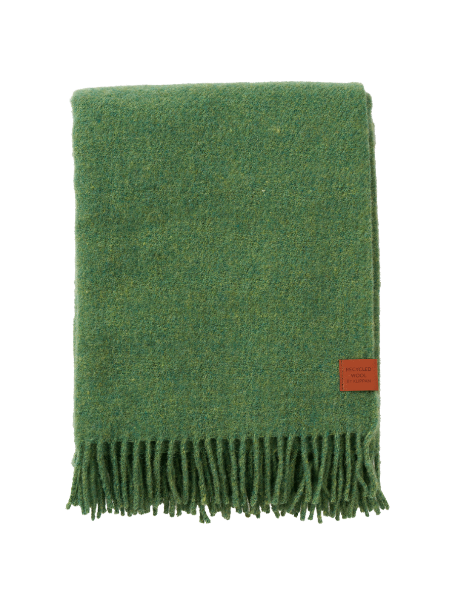 Klippan True Green Recycled Wool & Lambswool Throw - Cloudberry Living