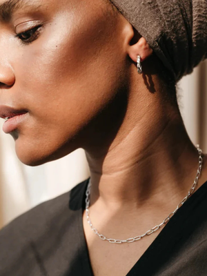 Studio Adorn Silver Twisted Hoops Small Hoops