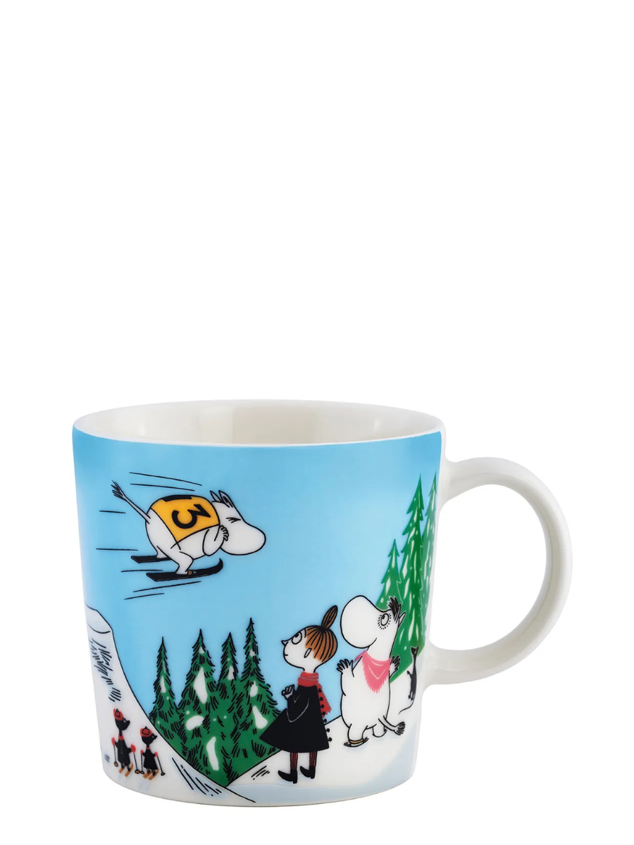 Arabia Moomin Mug: Winter Limited Edition 2024 Ski Jumping