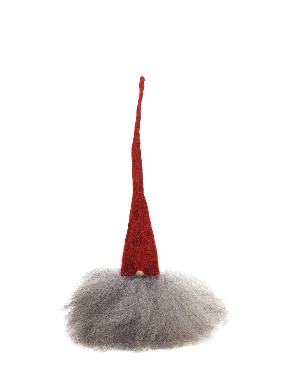 Christmas Tomte Small Red Cap Grey Hair - Cloudberry Living