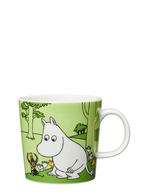 Arabia Moomin Mug: Moomintroll Grass Green - Cloudberry Living