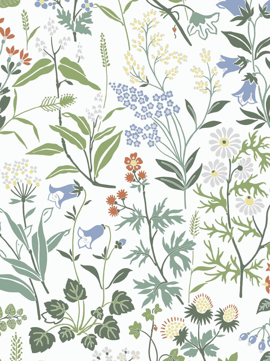 Boråstapeter Jubileum Wallpaper Flora 5474 - 5476 - Cloudberry Living