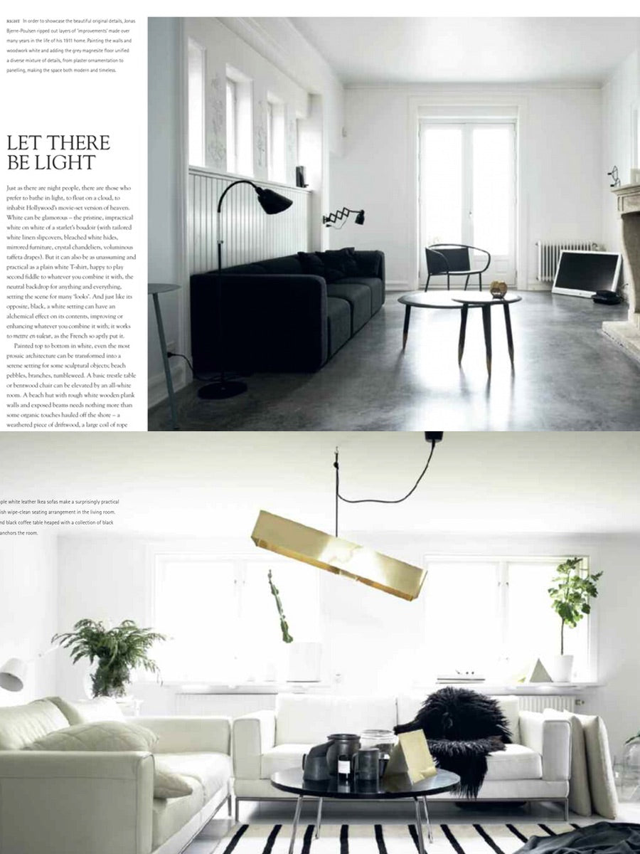 Monochrome Home Elegant Interiors in Black and White Book by Hilary Robertson - Cloudberry Living