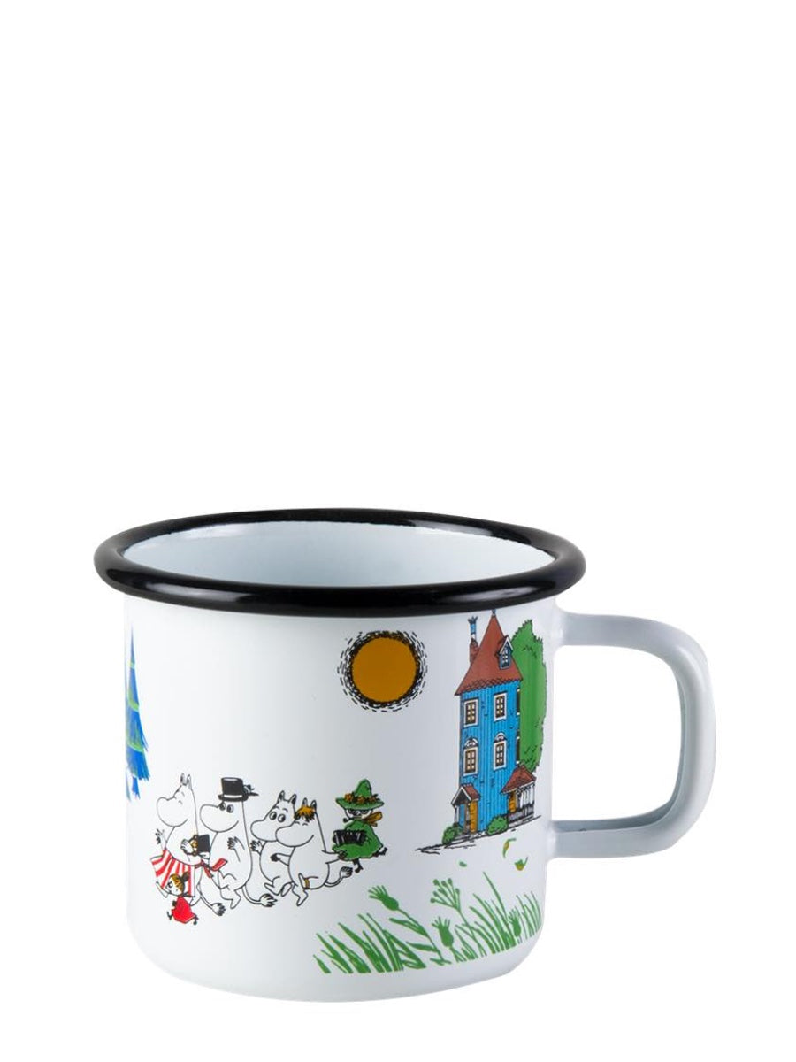 Muurla Moomin Colours Enamel Mug Moominvalley 3.7dl - Cloudberry Living