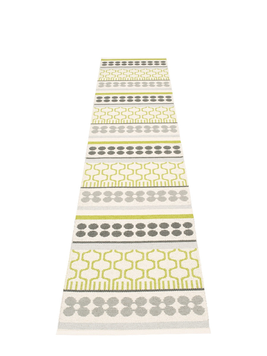 Pappelina Asta Runner Rug Lime - Cloudberry Living