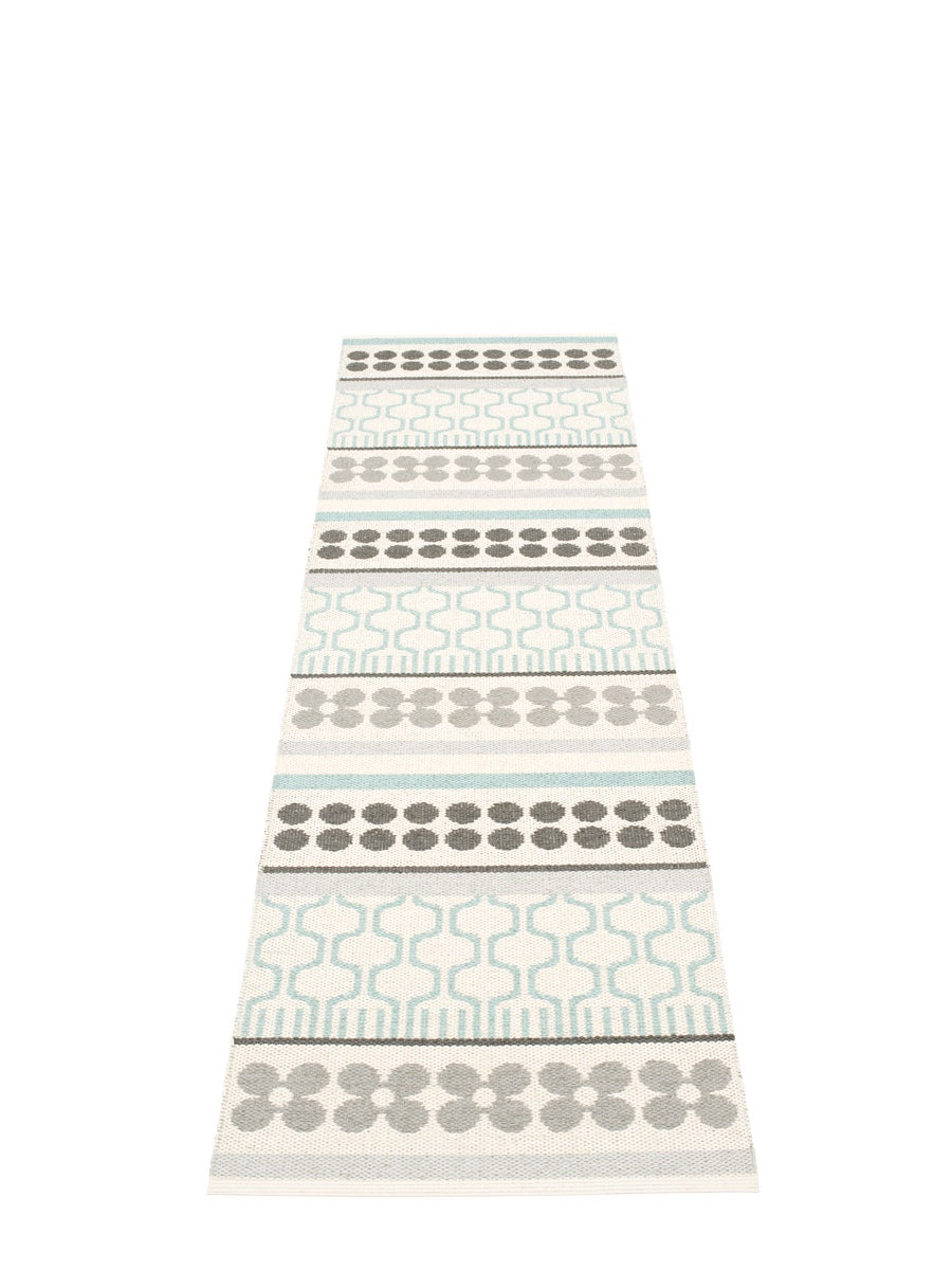 Pappelina Asta Runner Rug Pale Turquoise - Cloudberry Living