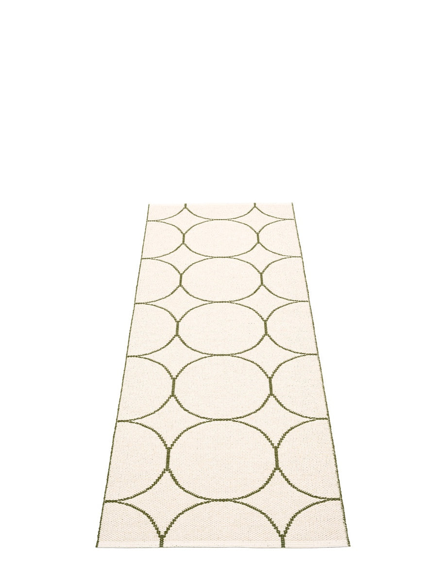 Pappelina Boo Dark Olive Runner Rug - Cloudberry Living