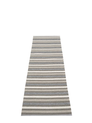 Pappelina Grace Charcoal Runner Rug - Cloudberry Living
